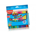 Värvipliiats ColorPeps Duo 24tk.=48tk., Maped