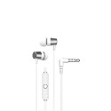 Devia wired earphones Kintone Metal jack 3,5mm white