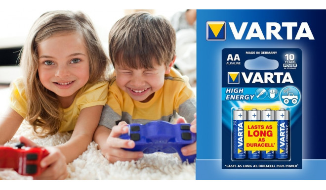 Varta High Energy LR6-AA, alkaline, 1.5V, pieces 8 (4906-101-404)