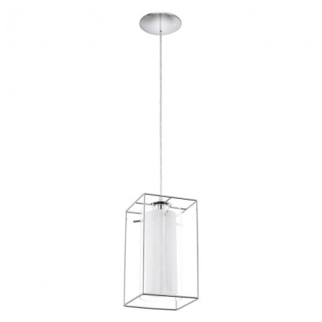 Pendant lamp EGLO LONCINO 1, 1 x 60 W, E27, white.