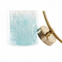 Vase DKD Home Decor Crystal Blue Golden Metal Mediterranean (19 x 15 x 41 cm) (Ø 14 cm) Vase DKD Home Decor Crystal Blue Golden Metal Mediterranean (19 x 15 x 41 cm) (Ø 14 cm)