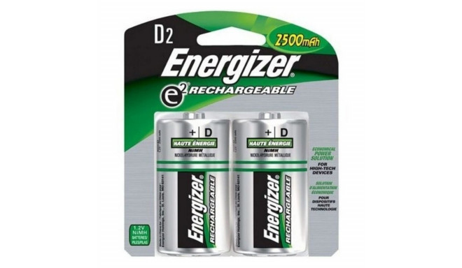 Atkārtoti Uzlādējamas Baterijas Energizer ENRD2500P2 HR20 D2 2500 mAh