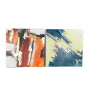 Glezna DKD Home Decor Abstrakts (100 x 3.5 x 100 cm) (2 pcs)