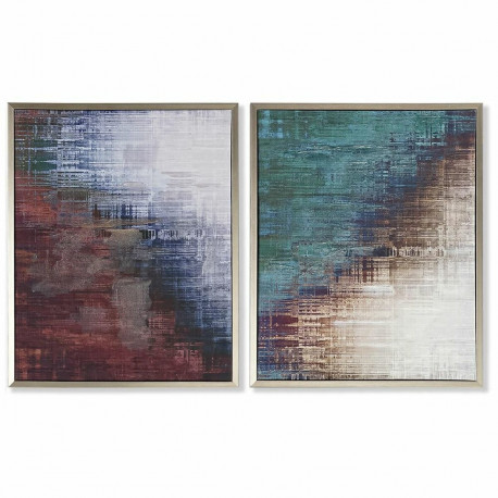 Maal DKD Home Decor Abstraktne (43 x 2,5 x 53 cm) (2 Ühikut)