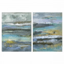 Maal DKD Home Decor Abstraktne Kaasaegne (60 x 2,5 x 80 cm) (2 Ühikut)