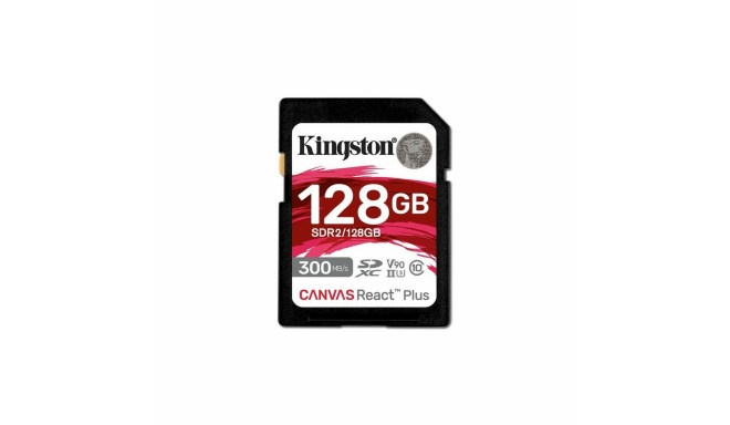 Kingston mälukaart microSDXC 128GB 8K Ultra HD UHS-II + adapter (SDR2/128GB)