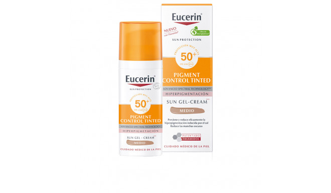 EUCERIN SUN PROTECTION pigment control gel-crema color SPF50+ #medium 50 ml