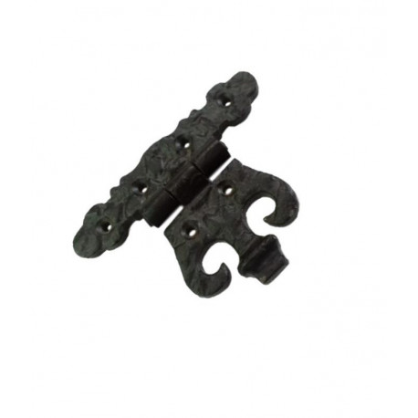 DOOR HINGE GB-2142 115X85MM BLACK
