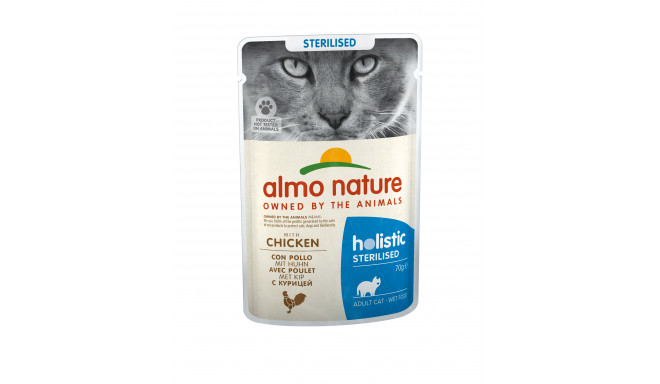 ALMO NATURE Holistic Sterilised with Chicken - wet cat food - 70g