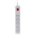 Activejet grey power strip with cord ACJ COMBO 5G/3M/BEZP. AUT/S