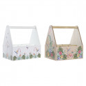 Pudelialus DKD Home Decor MDF Mitmevärviline (24 x 16,5 x 25 cm) (2 Ühikut)