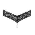 Underneath - Crotchless Mira G-string With Pearl Chain (L/XL)