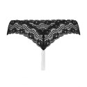 Underneath - Crotchless Mira G-string With Pearl Chain (L/XL)