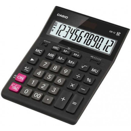Casio kalkulaator GR-12, must