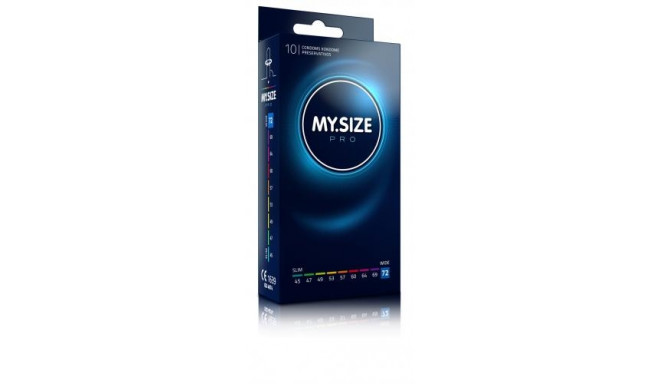 Mysize Condom Pro 72mm 10pcs Condoms Photopointlv 7990