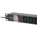 Lanberg surge protection PDU 19" 8xIEC