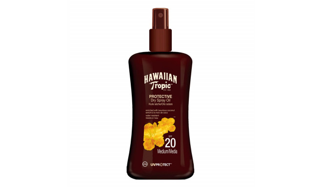 HAWAIIAN TROPIC PROTECTIVE DRY SPRAY OIL SPF20 MEDIUM 200ML VAPORIZADOR