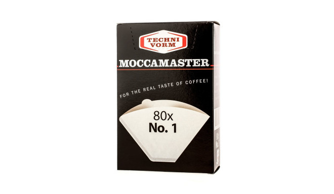 MOCCAMASTER paberist kohvifiltrid Nr 1 ühekordsed 80 tk