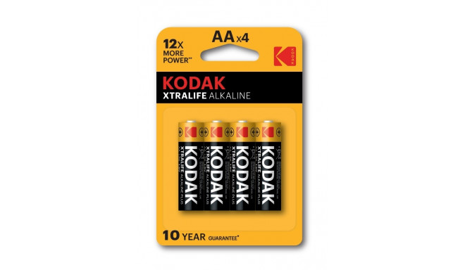 Kodak XTRALIFE alkaline AA battery (4 pack)