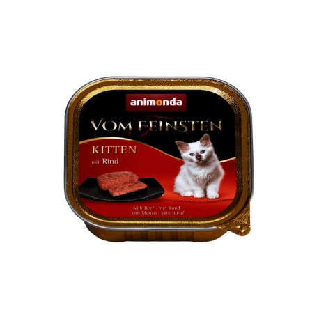ANIMONDA Vom Feinsten Kitten Beef - wet cat food - 100g