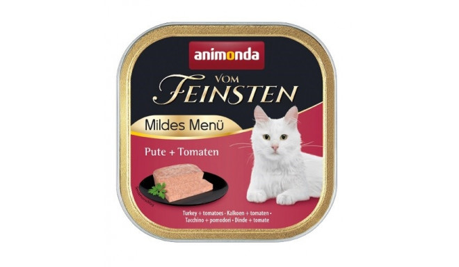 ANIMONDA vom Feinsten Mildes Menu Turkey with tomatoes - wet cat food - 100 g