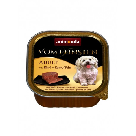 ANIMONDA Vom Feinsten Adult Beef and potatoes - wet dog food - 150g