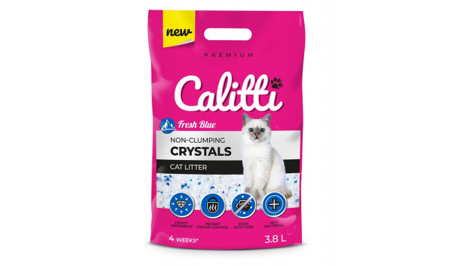 CALITTI Crystals Fresh Blue Silicone Cat Litter 3,8 l