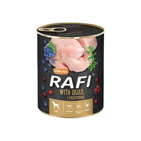 DOLINA NOTECI märg koeratoit Rafi vutilihaga 800g