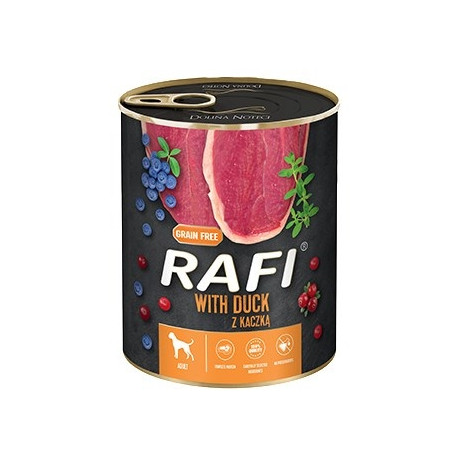 Dolina Noteci Rafi koer märgtoit pardiga, mustikate ja jõhvikatega - 800g