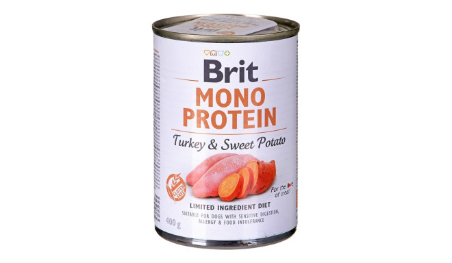 BRIT Mono Protein kalkun bataadiga märg koeratoit 400 g