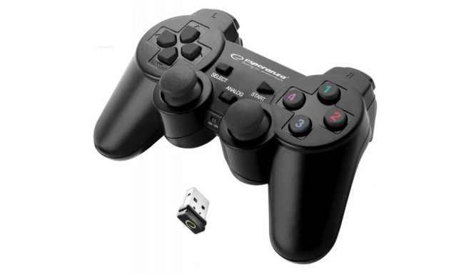 Esperanza EGG108K Gaming Controller Gamepad PC,Playstation 3 Analogue / Digital USB 2.0 Black