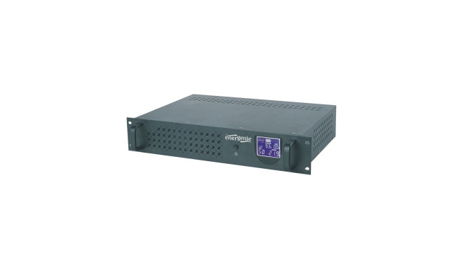 Gembird - Ups rack 19'' 3.4u 1500va, 4xiec 230v out, iec14 in,rj11, usb, lcd Line-Interactive 1.5 kV