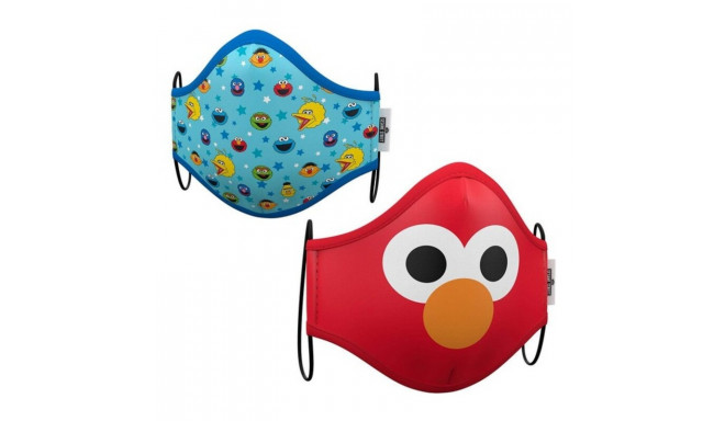 Hügieeniline taaskasutatav kangasmask/riidemask Sesame Street Premium 3-5 aastat