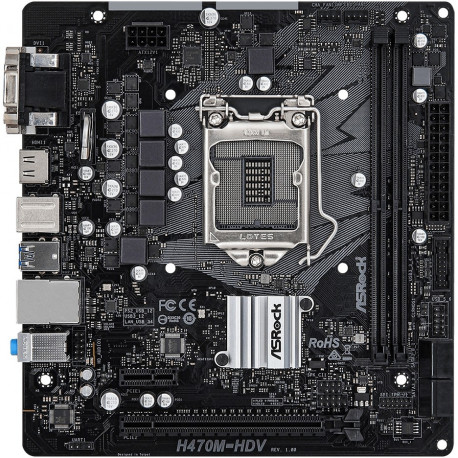 ASRock emaplaat 1200 H470M-HDV