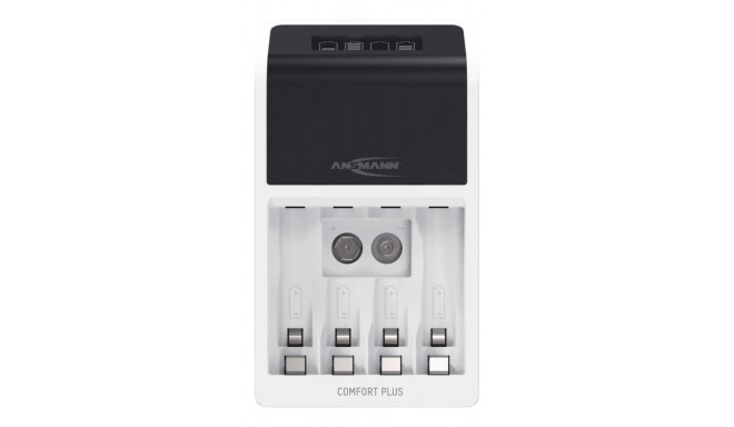 Automaatne laadija 1-4 AAA, AA,1x9V, NIMH koos LED ANSMANNiga