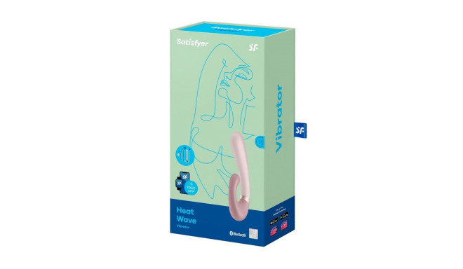 SATISFYER HEAT WAVE VIBRADOR ROSA CON APP 1UN