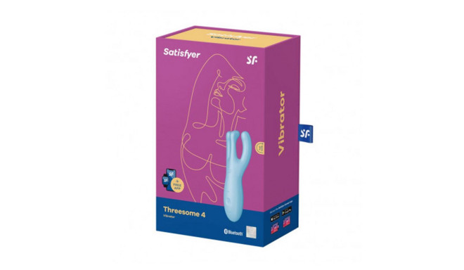 SATISFYER THREESOME 4 VIBRADOR AZUL 1UN