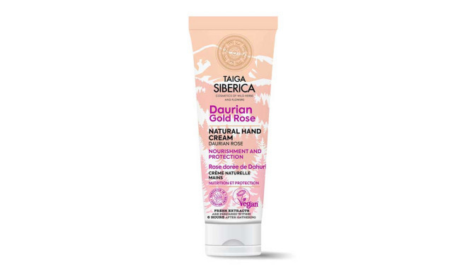 NATURA SIBERICA TAIGA CREMA DE MANOS DAURIAN GOLD ROSE NATURAL 1UN