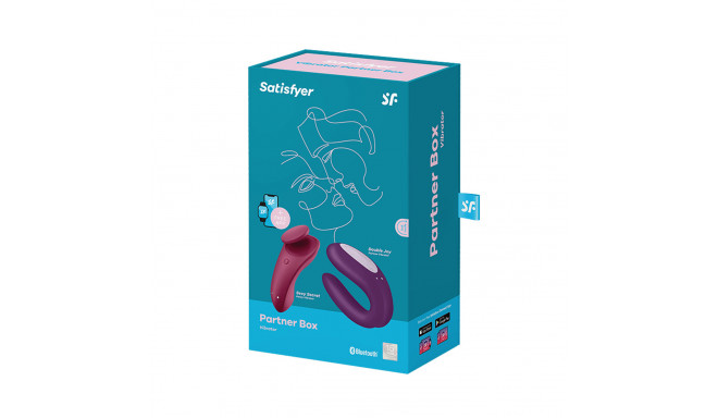 SATISFYER PARTNER BOX 1 PACK DE VIBRADORES 2 1UN