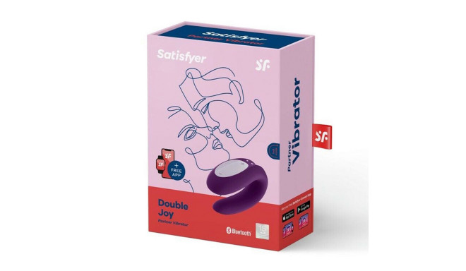 SATISFYER DOUBLE JOY VIBRADOR VIOLETA CON APP Y BLUETOOTH 1UN