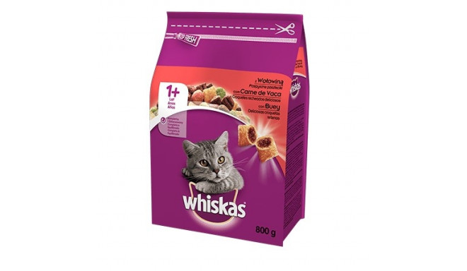 ?Whiskas 5900951259098 cats dry food 800 g Adult Beef