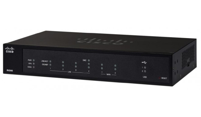 Cisco RV340 wired router Black