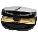 Clatronic ST/WA 3670 sandwich maker 800 W Black,Stainless steel