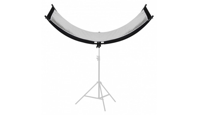 Quadralite curved reflector with frame L size