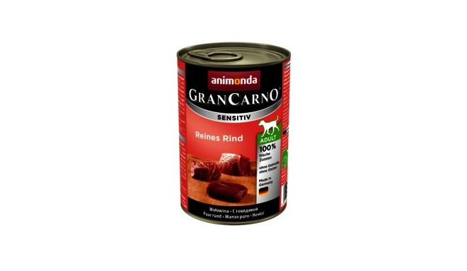 ANIMONDA GranCarno Adult Sensitiv Beef with potatoes - wet dog food - 400g