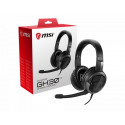 MSI IMMERSE GH30 V2 Gaming Headset 'Black with Iconic Dragon Logo, Wired Inline Audio with splitter 