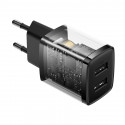 Wall Charger 10.5W 2xUSB 2.1A, Black