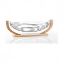 Fruit Bowl 5five Swing Stainless chrome metal (36,5 x 21 x 18,5 cm)