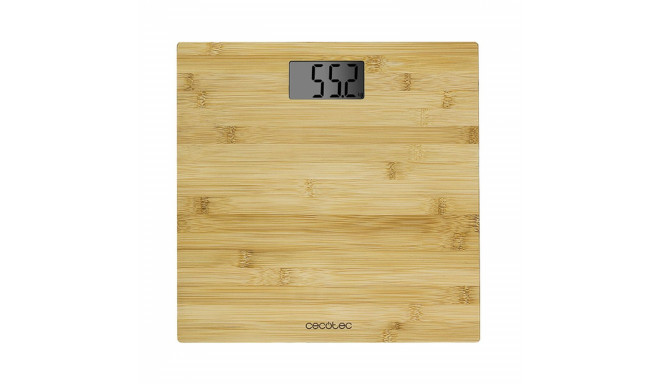 Digital Bathroom Scales Cecotec Cecotec Brown Wood 180 kg