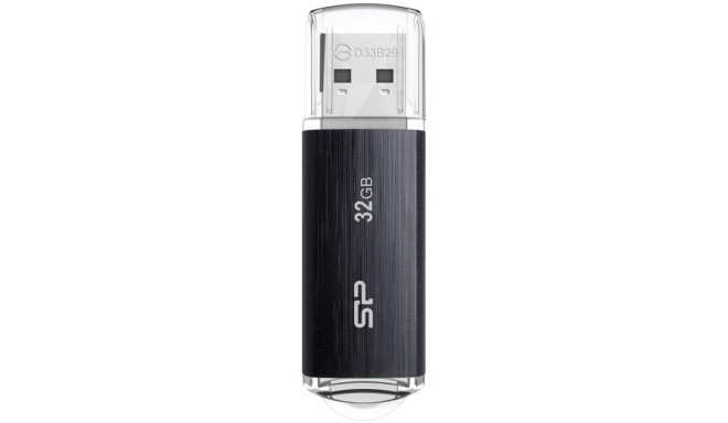 Silicon Power zibatmiņa 32GB Blaze B02 USB 3.2, melna